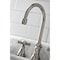 Kingston Brass KS2988ZX Millennium Widespread Bathroom Faucet W/ Brass Pop-Up, Nickel KS2988ZX - alternate 3